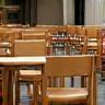 Bulk supply of modern wooden chairs for a hotel