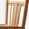 Custom-made wooden chair being built